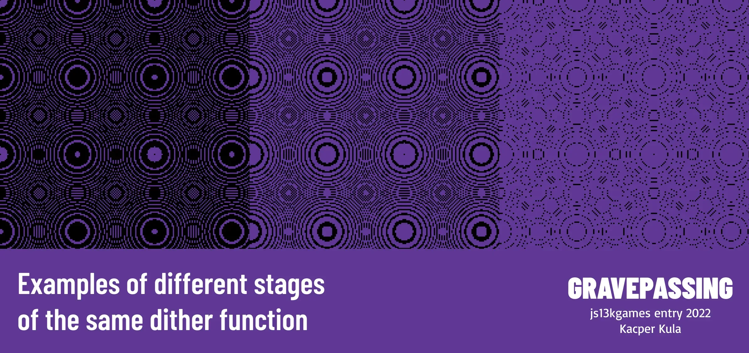 Dithering effect.