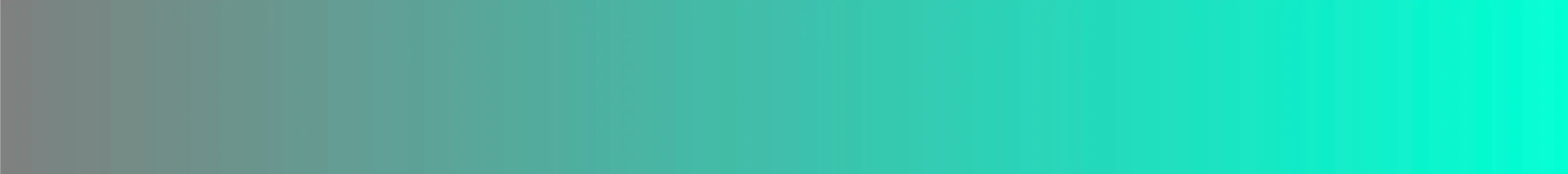Spectrum for HSL(170, x, 50%). x from 0% to 100%.