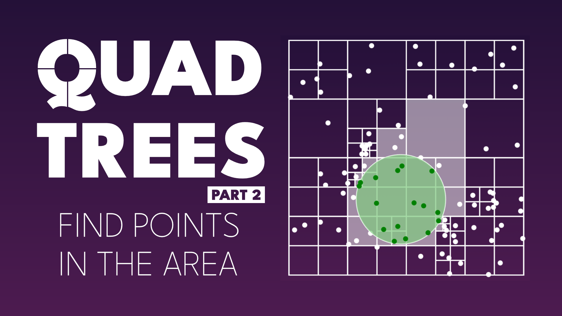 Part 2: Searching quad tree to find all elements in a region